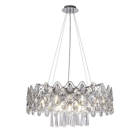 IL31062/G9  Kenzie Crystal Pendant 16 Light
